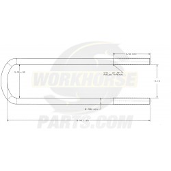 W0005792  -  W22 Rear U-Bolt